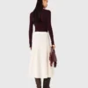 Long knit skirt