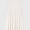 Long knit skirt