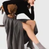 Long pleated skirt