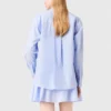 Long poplin blouse