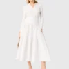 Long taffeta skirt