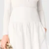 Long taffeta skirt