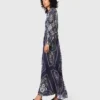 Maxi bandana print dress