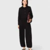 Metallic harem trousers