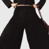 Metallic harem trousers