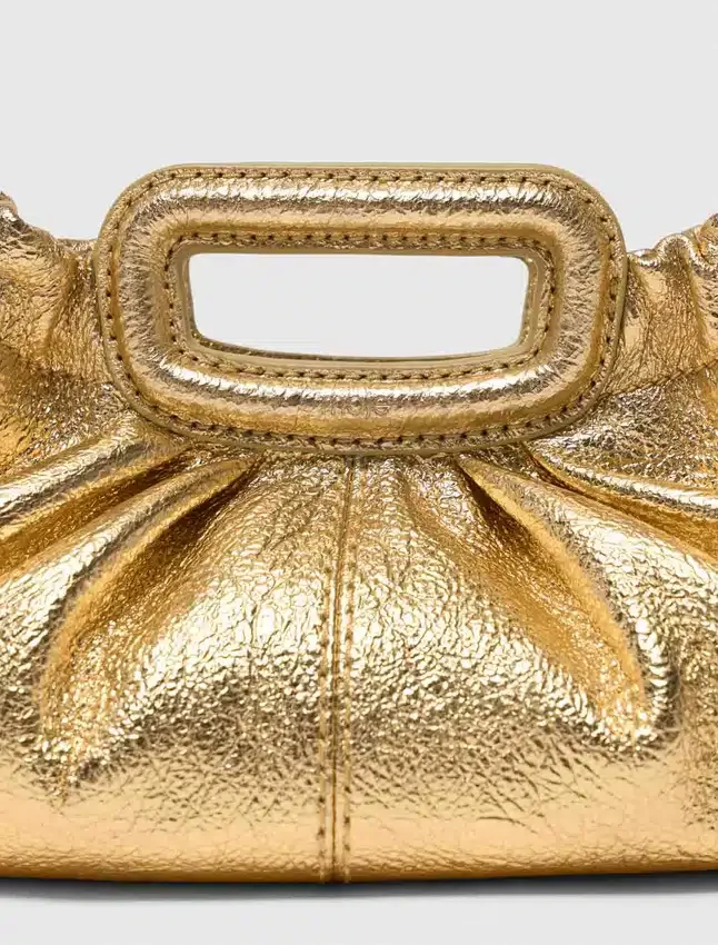 Metallic leather Milpli mini Clutch Metallic leather Milpli mini Clutch