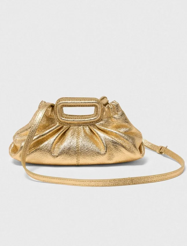 Metallic leather Milpli mini Clutch Metallic leather Milpli mini Clutch