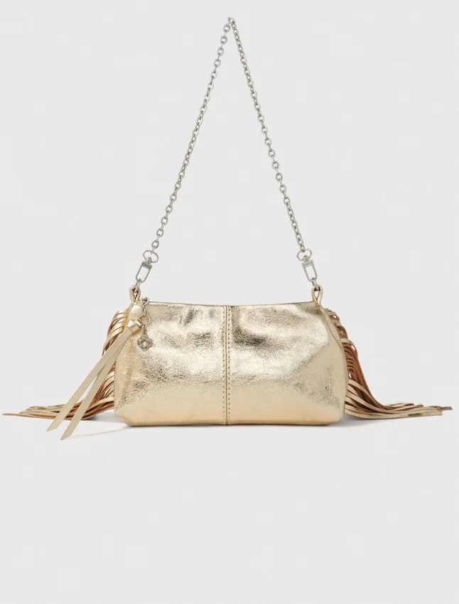 Metallic leather Miss M clutch bag Metallic leather Miss M clutch bag