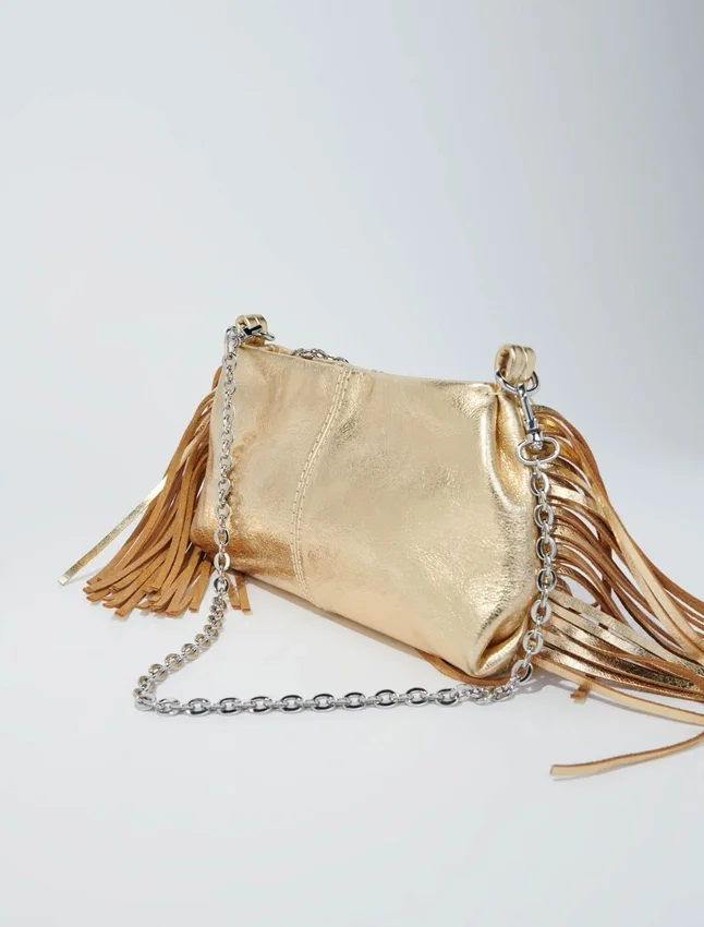 Metallic leather Miss M clutch bag Metallic leather Miss M clutch bag