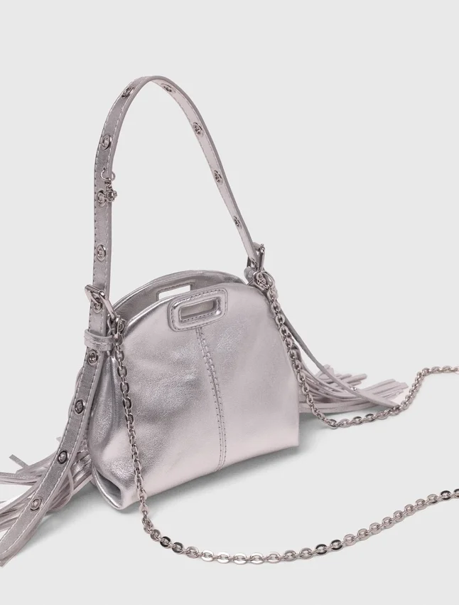 Metallic leather Miss M micro bag Metallic leather Miss M micro bag