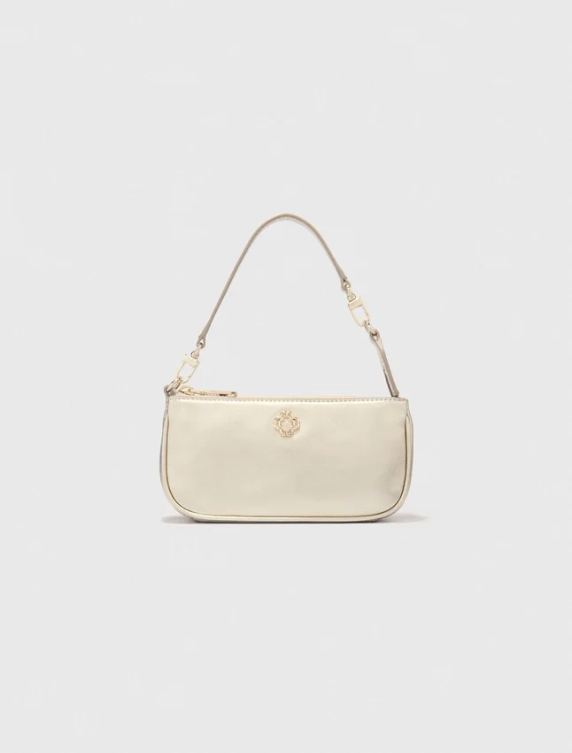 Metallic leather Sarah clutch bag Metallic leather Sarah clutch bag