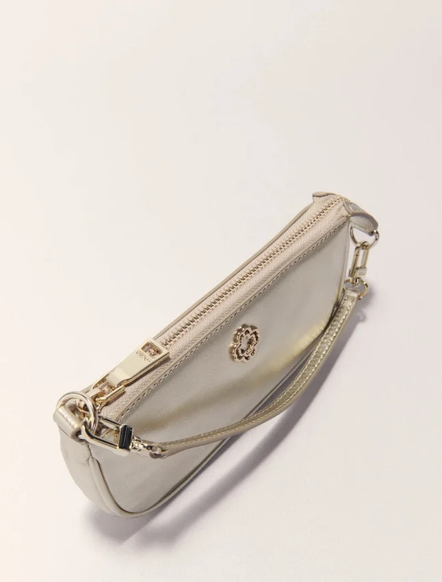 Metallic leather Sarah clutch bag Metallic leather Sarah clutch bag