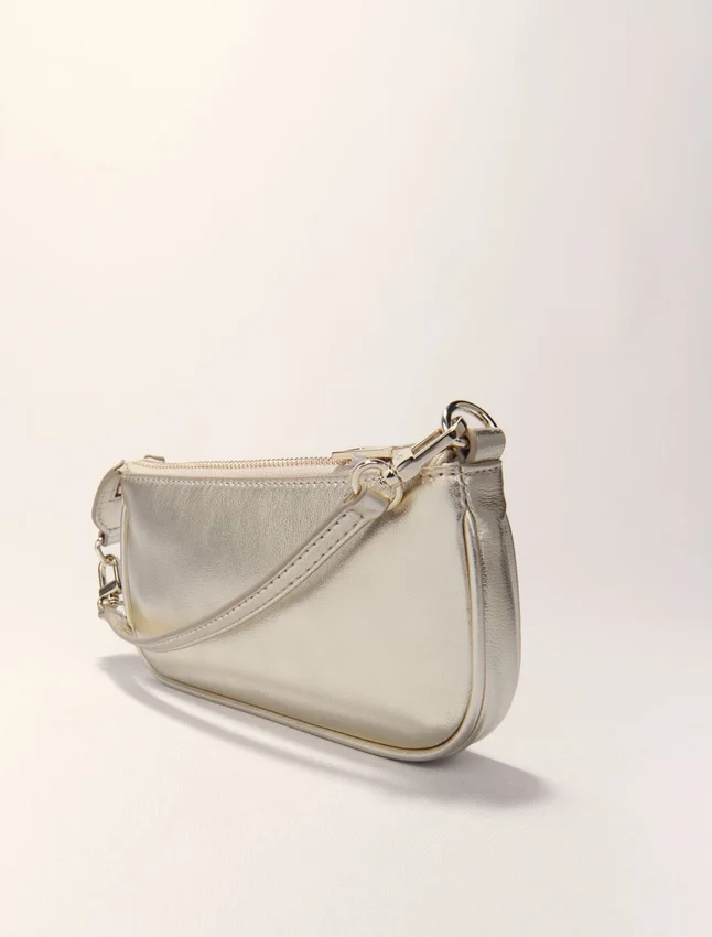 Metallic leather Sarah clutch bag Metallic leather Sarah clutch bag