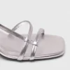 Metallic strappy heeled sandals Metallic strappy heeled sandals