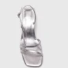 Metallic strappy heeled sandals Metallic strappy heeled sandals