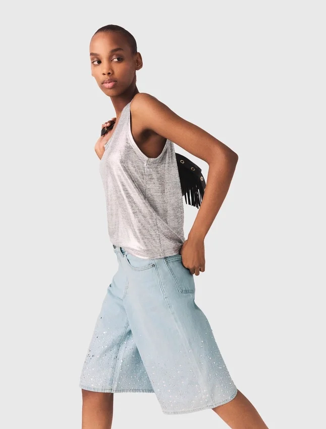 Metallic tank top Metallic tank top