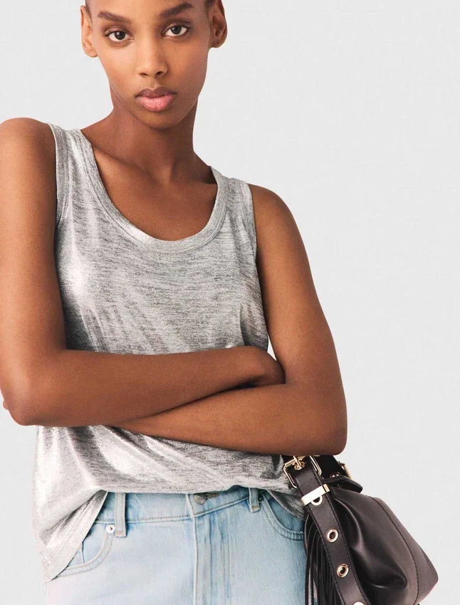 Metallic tank top Metallic tank top