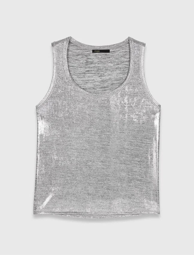 Metallic tank top Metallic tank top