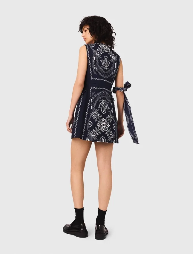 Mini bandana print dress Mini bandana print dress