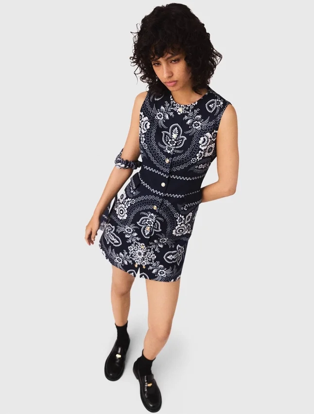 Mini bandana print dress Mini bandana print dress