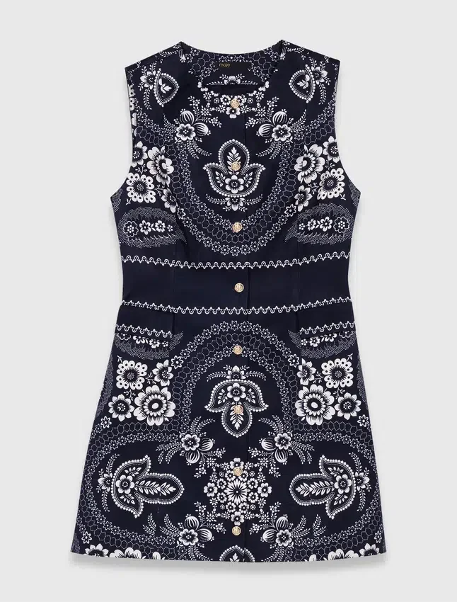 Mini bandana print dress Mini bandana print dress