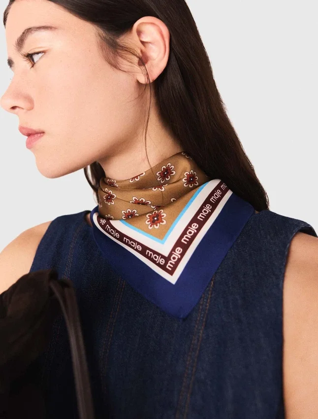 Floral print bandana Floral print bandana