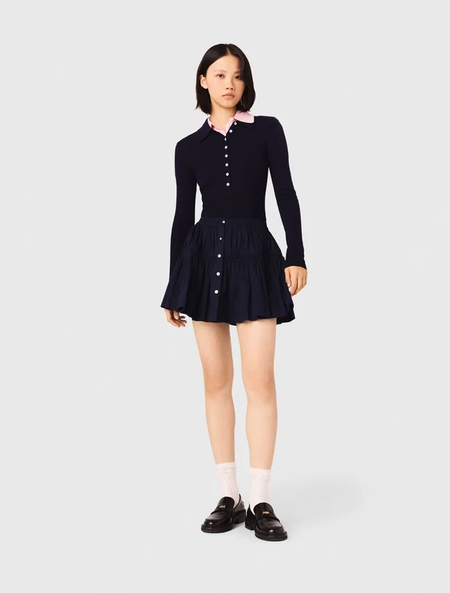 Mini elasticated waist skirt Mini elasticated waist skirt