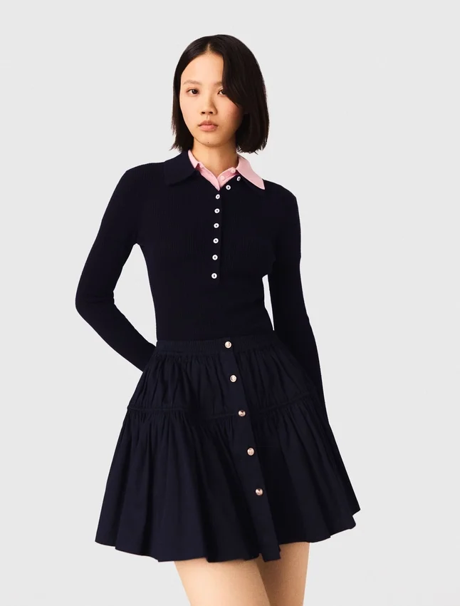 Mini elasticated waist skirt Mini elasticated waist skirt