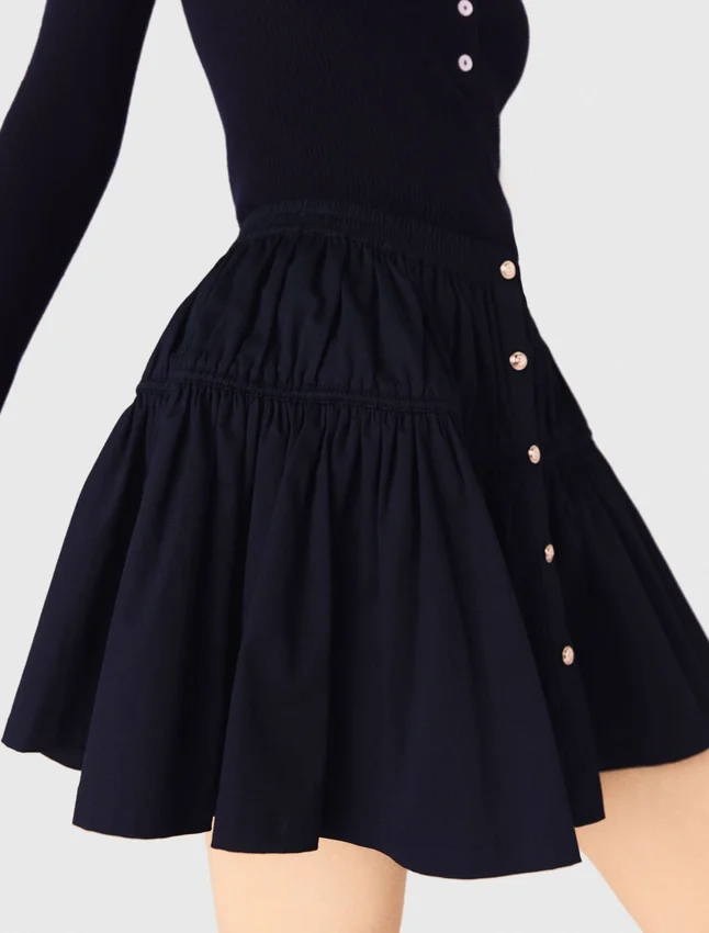 Mini elasticated waist skirt Mini elasticated waist skirt