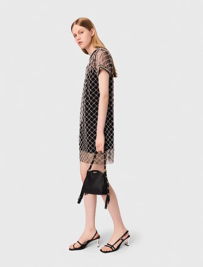 Mini embroidered tulle dress Mini embroidered tulle dress