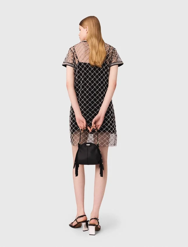 Mini embroidered tulle dress Mini embroidered tulle dress