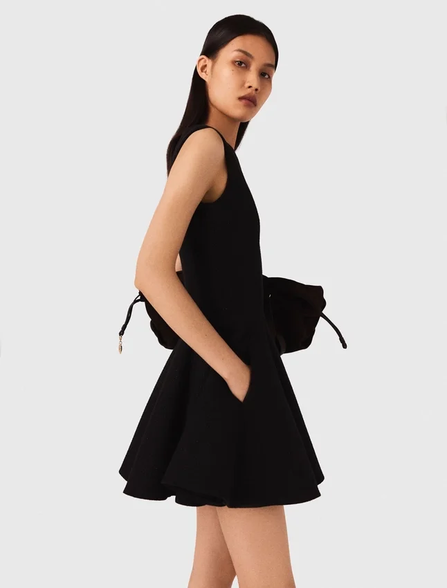 Mini flared tweed dress Mini flared tweed dress