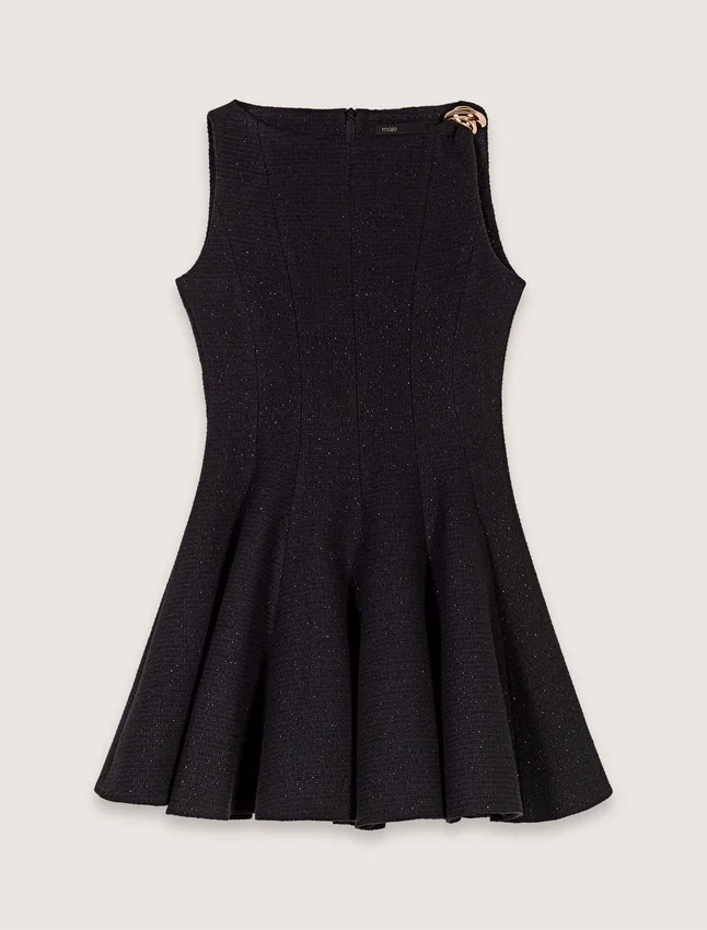 Mini flared tweed dress Mini flared tweed dress