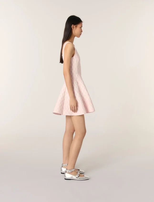 Mini jacquard knit dress Mini jacquard knit dress