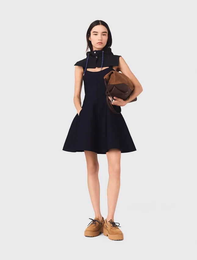 Mini knitted babydoll dress Mini knitted babydoll dress