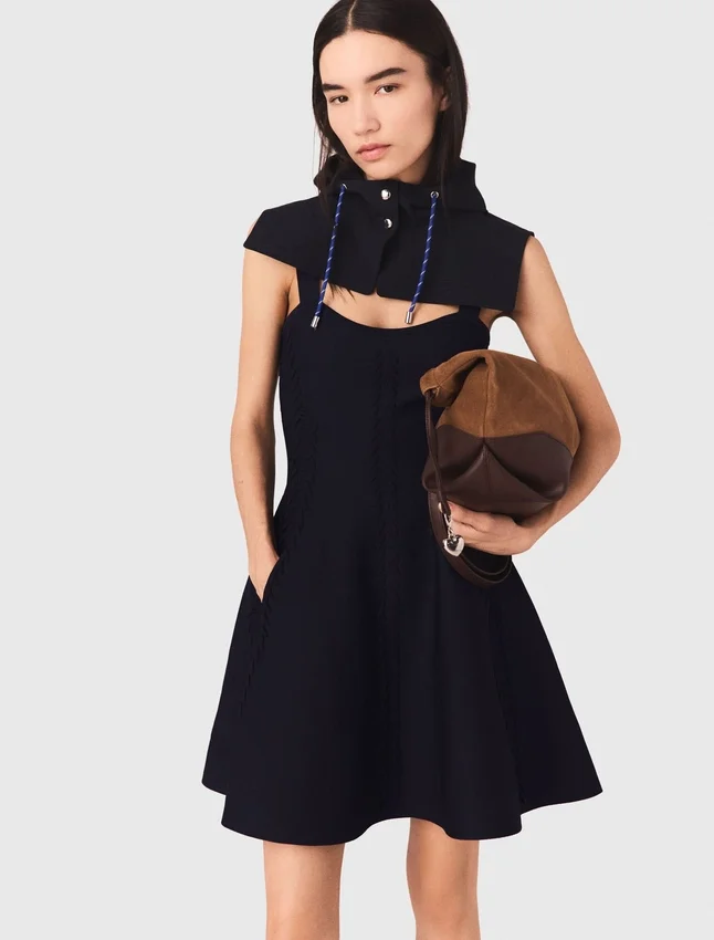 Mini knitted babydoll dress Mini knitted babydoll dress