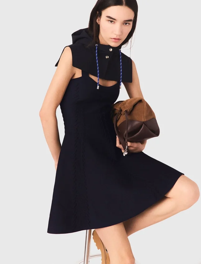 Mini knitted babydoll dress Mini knitted babydoll dress