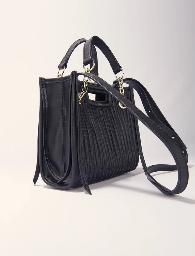 Mini quilted leather tote bag Mini quilted leather tote bag