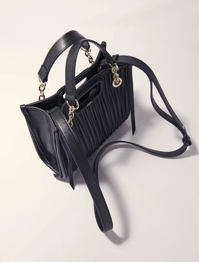 Mini quilted leather tote bag Mini quilted leather tote bag