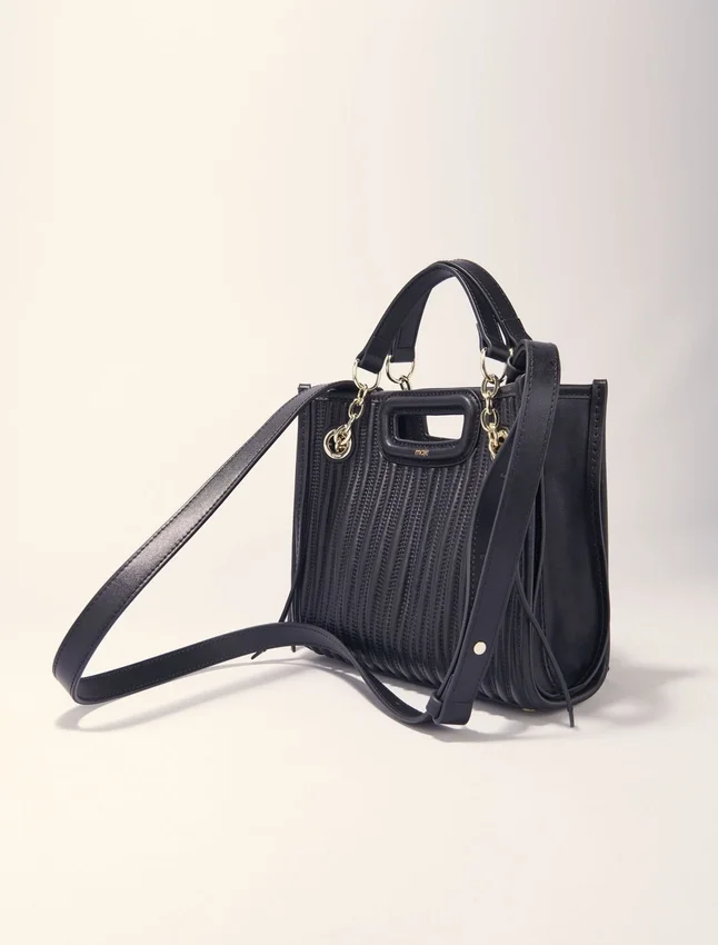 Mini quilted leather tote bag Mini quilted leather tote bag