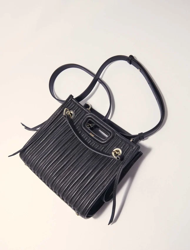 Mini quilted leather tote bag Mini quilted leather tote bag