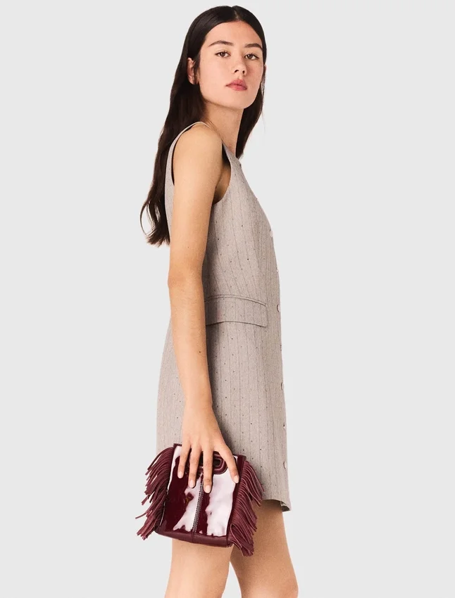 Mini rhinestone tailored dress Mini rhinestone tailored dress