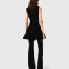Mini velvet dress