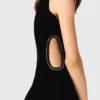 Mini velvet dress