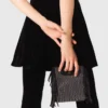 Mini velvet dress