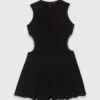Mini velvet dress
