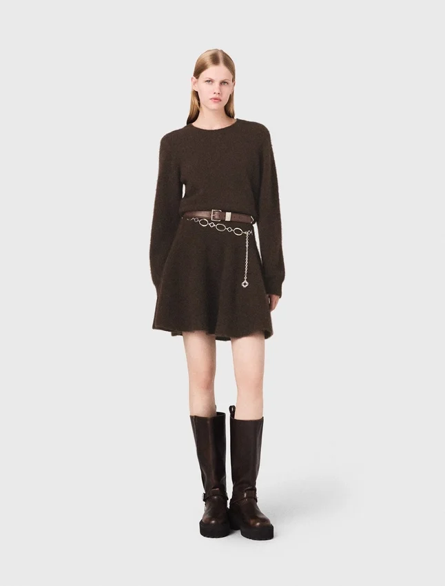 Mini yak blend dress Mini yak blend dress