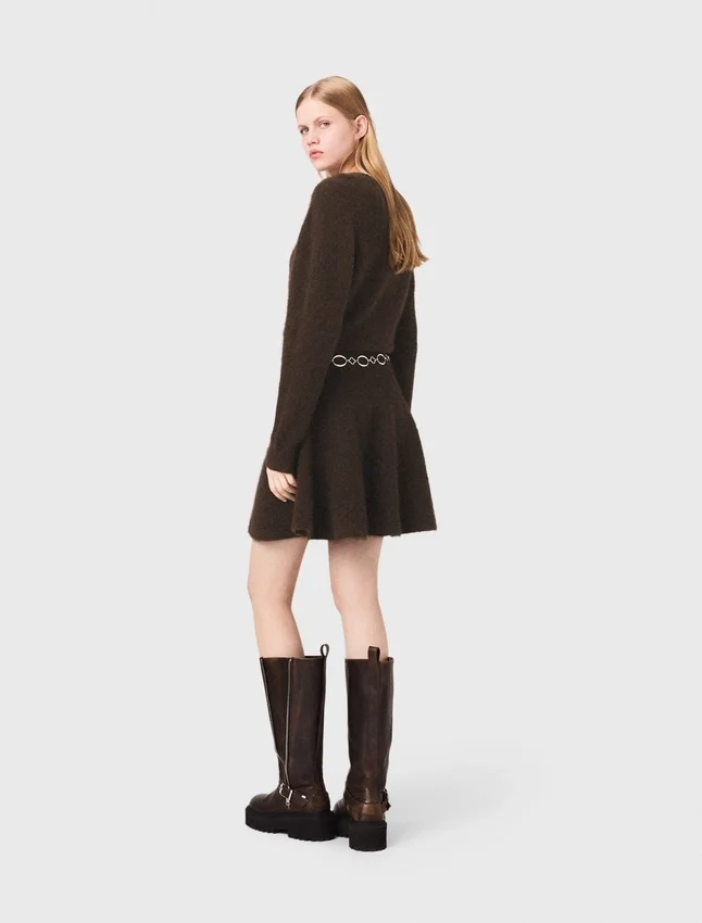 Mini yak blend dress Mini yak blend dress