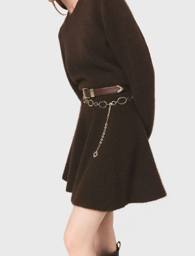 Mini yak blend dress Mini yak blend dress