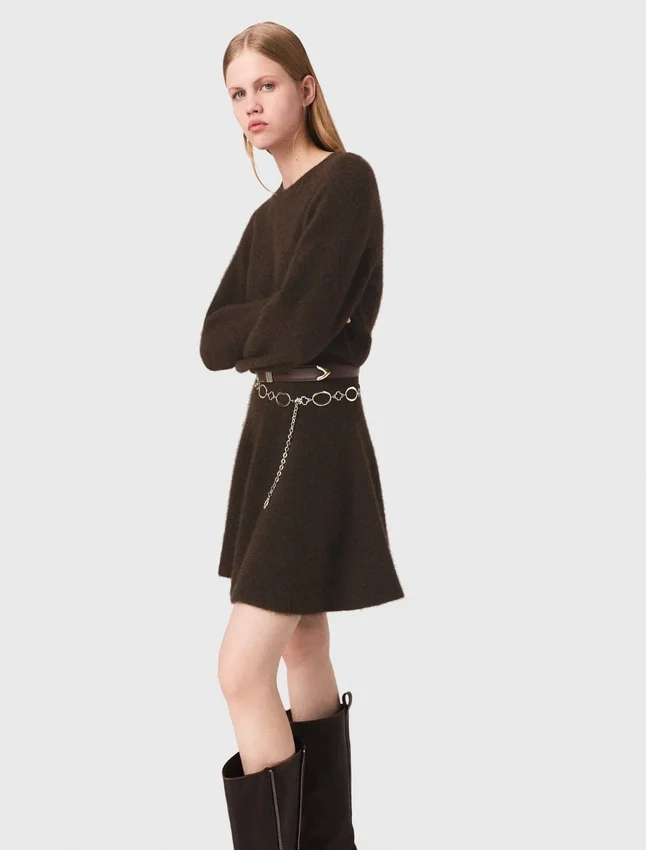 Mini yak blend dress Mini yak blend dress